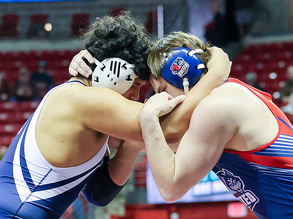 STATE TOURNEY 215lbs. Jaxon Johnson - 4th Place  (2)