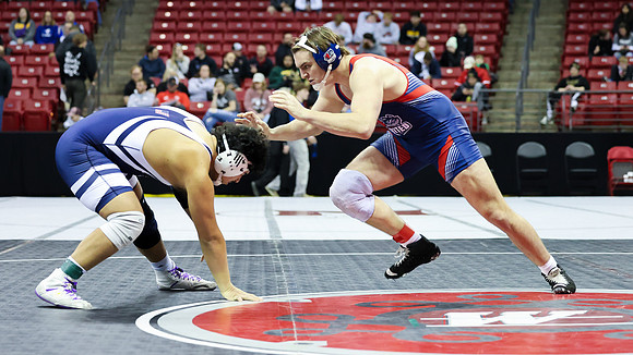 STATE TOURNEY 215lbs. Jaxon Johnson - 4th Place  (8)