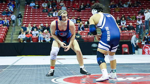 STATE TOURNEY 215lbs. Jaxon Johnson - 4th Place  (13)