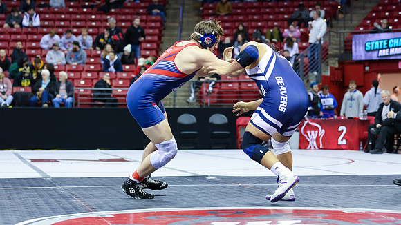 STATE TOURNEY 215lbs. Jaxon Johnson - 4th Place  (14)