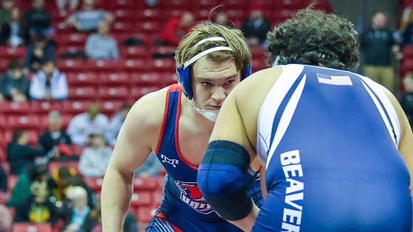 STATE TOURNEY 215lbs. Jaxon Johnson - 4th Place  (19)