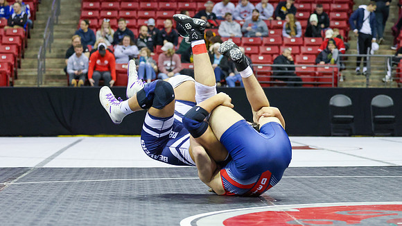 STATE TOURNEY 215lbs. Jaxon Johnson - 4th Place  (26)