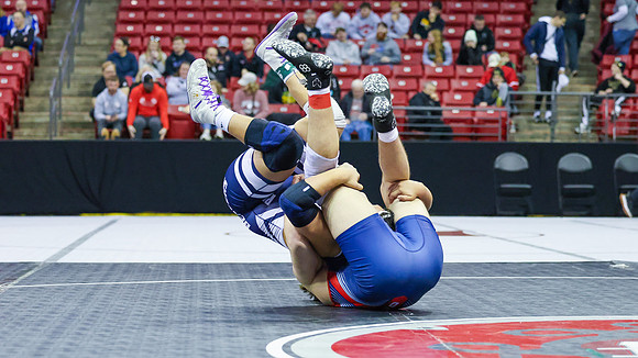 STATE TOURNEY 215lbs. Jaxon Johnson - 4th Place  (25)