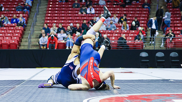 STATE TOURNEY 215lbs. Jaxon Johnson - 4th Place  (27)