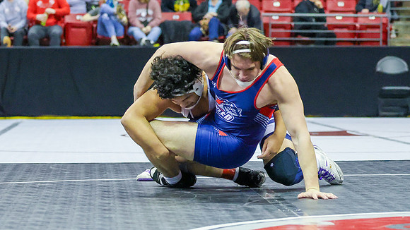 STATE TOURNEY 215lbs. Jaxon Johnson - 4th Place  (30)