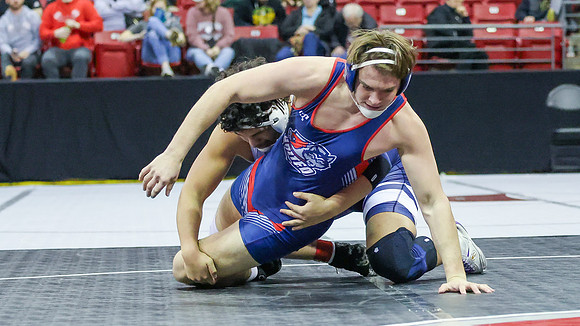 STATE TOURNEY 215lbs. Jaxon Johnson - 4th Place  (32)