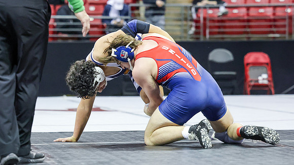 STATE TOURNEY 215lbs. Jaxon Johnson - 4th Place  (45)