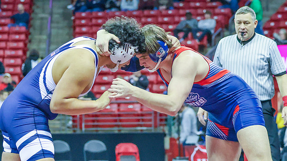 STATE TOURNEY 215lbs. Jaxon Johnson - 4th Place  (41)