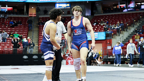 STATE TOURNEY 215lbs. Jaxon Johnson - 4th Place  (55)