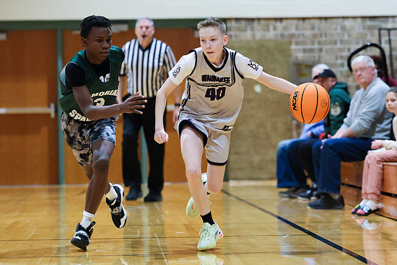 2-25-24 Waunakee 7th Grade Boys vs. Madison Memorial at Big Bill & Bob Van Wie Invitational  (7)