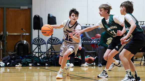 2-25-24 Waunakee 7th Grade Boys vs. Madison Memorial at Big Bill & Bob Van Wie Invitational  (28)