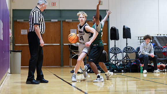 2-25-24 Waunakee 7th Grade Boys vs. Madison Memorial at Big Bill & Bob Van Wie Invitational  (32)