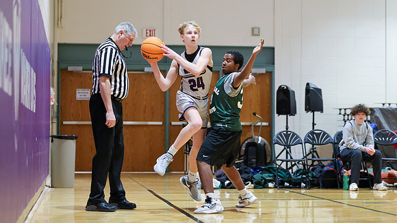2-25-24 Waunakee 7th Grade Boys vs. Madison Memorial at Big Bill & Bob Van Wie Invitational  (36)
