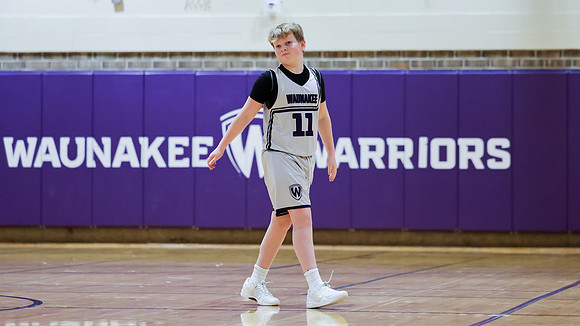 2-25-24 Waunakee 7th Grade Boys vs. Madison Memorial at Big Bill & Bob Van Wie Invitational  (45)