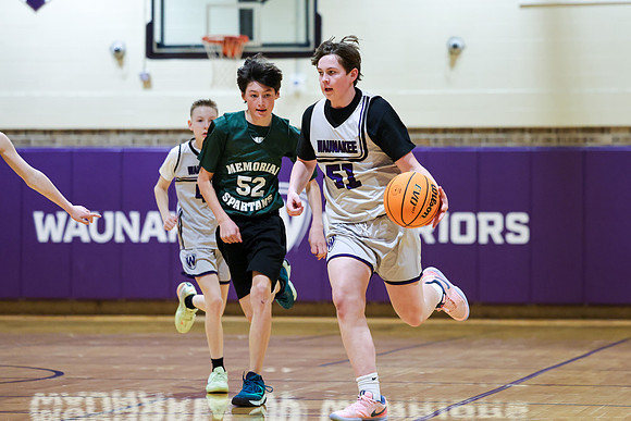 2-25-24 Waunakee 7th Grade Boys vs. Madison Memorial at Big Bill & Bob Van Wie Invitational  (62)