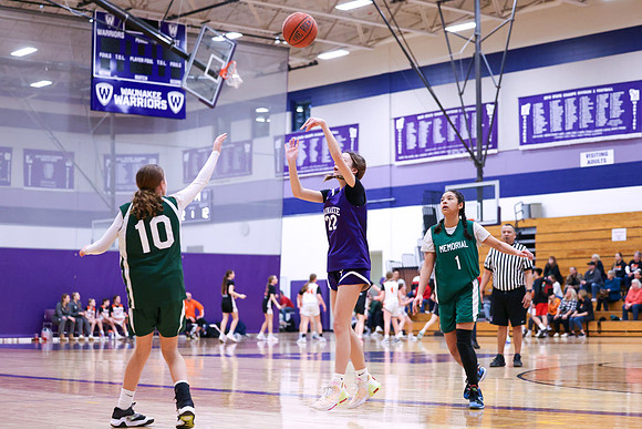 2-25-24 Waunakee 8th Grade Girls vs. Madison Memorial BIG BILL & BOB VAN WIE INVITATIONAL  (77)
