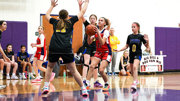 2-25-24 Sun Prairie 8th Grade Girls vs. Germantown at BIG BILL & BOB VAN WIE INVITATIONAL  (40)