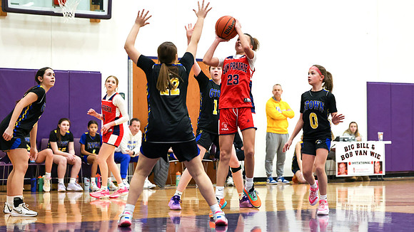 2-25-24 Sun Prairie 8th Grade Girls vs. Germantown at BIG BILL & BOB VAN WIE INVITATIONAL  (41)
