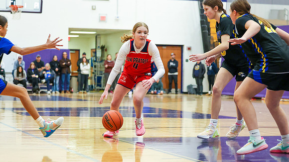 2-25-24 Sun Prairie 8th Grade Girls vs. Germantown at BIG BILL & BOB VAN WIE INVITATIONAL  (62)