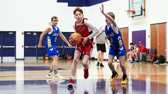 2-25-24 Sun Prairie 7th Grade Boys vs. Lake Millls at BIG BILL & BOB VAN WIE INVITATIONAL (4)
