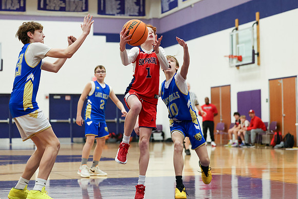 2-25-24 Sun Prairie 7th Grade Boys vs. Lake Millls at BIG BILL & BOB VAN WIE INVITATIONAL (8)