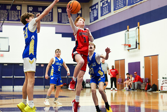 2-25-24 Sun Prairie 7th Grade Boys vs. Lake Millls at BIG BILL & BOB VAN WIE INVITATIONAL (9)