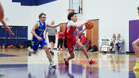 2-25-24 Sun Prairie 7th Grade Boys vs. Lake Millls at BIG BILL & BOB VAN WIE INVITATIONAL (16)