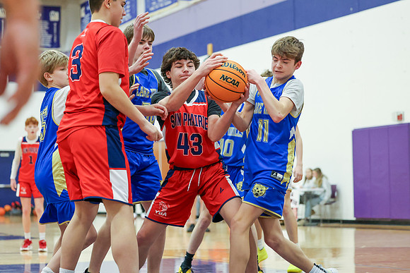 2-25-24 Sun Prairie 7th Grade Boys vs. Lake Millls at BIG BILL & BOB VAN WIE INVITATIONAL (30)