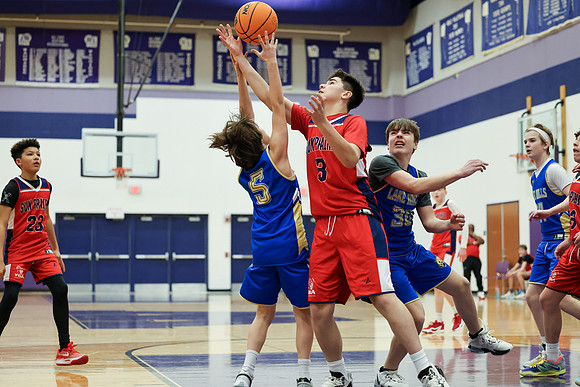 2-25-24 Sun Prairie 7th Grade Boys vs. Lake Millls at BIG BILL & BOB VAN WIE INVITATIONAL (37)