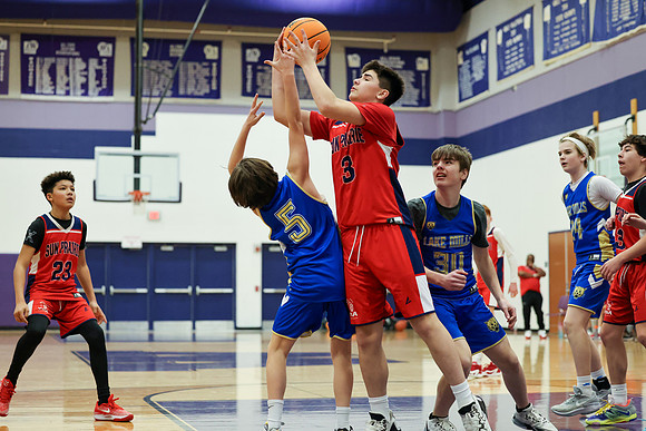 2-25-24 Sun Prairie 7th Grade Boys vs. Lake Millls at BIG BILL & BOB VAN WIE INVITATIONAL (40)