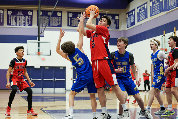 2-25-24 Sun Prairie 7th Grade Boys vs. Lake Millls at BIG BILL & BOB VAN WIE INVITATIONAL (41)