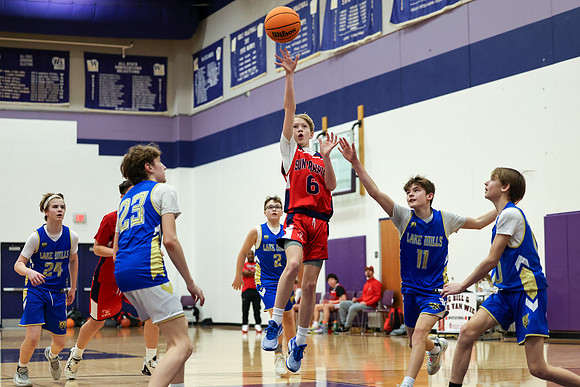 2-25-24 Sun Prairie 7th Grade Boys vs. Lake Millls at BIG BILL & BOB VAN WIE INVITATIONAL (76)