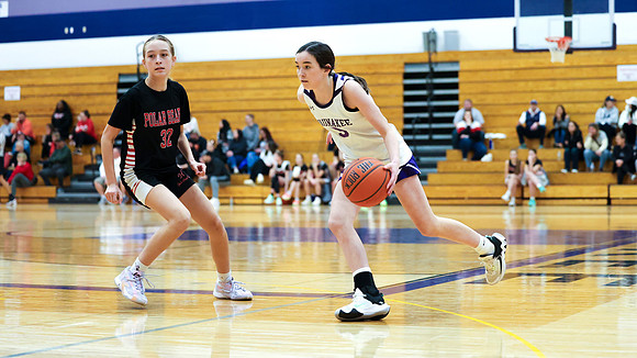 2-25-24 Waunakee 8th Grade Girls vs. Hortonville at BIG BILL & BOB VAN WIE INVITATIONAL  (5)