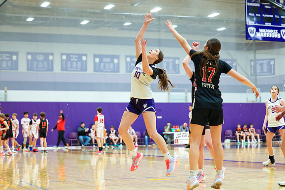 2-25-24 Waunakee 8th Grade Girls vs. Hortonville at BIG BILL & BOB VAN WIE INVITATIONAL  (14)