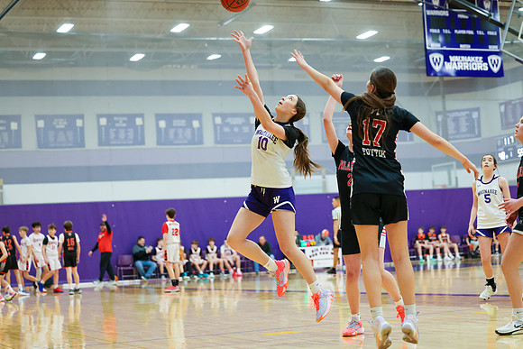 2-25-24 Waunakee 8th Grade Girls vs. Hortonville at BIG BILL & BOB VAN WIE INVITATIONAL  (13)