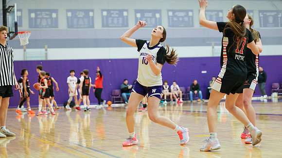 2-25-24 Waunakee 8th Grade Girls vs. Hortonville at BIG BILL & BOB VAN WIE INVITATIONAL  (15)
