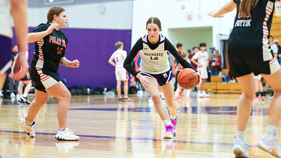 2-25-24 Waunakee 8th Grade Girls vs. Hortonville at BIG BILL & BOB VAN WIE INVITATIONAL  (18)