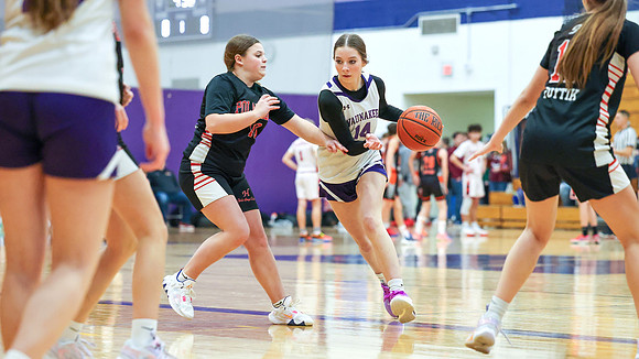 2-25-24 Waunakee 8th Grade Girls vs. Hortonville at BIG BILL & BOB VAN WIE INVITATIONAL  (19)