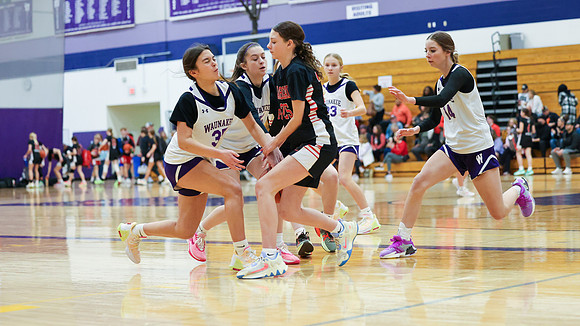 2-25-24 Waunakee 8th Grade Girls vs. Hortonville at BIG BILL & BOB VAN WIE INVITATIONAL  (30)