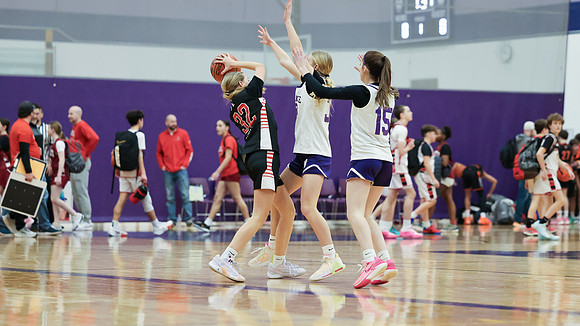 2-25-24 Waunakee 8th Grade Girls vs. Hortonville at BIG BILL & BOB VAN WIE INVITATIONAL  (32)