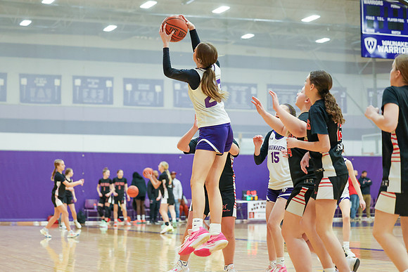 2-25-24 Waunakee 8th Grade Girls vs. Hortonville at BIG BILL & BOB VAN WIE INVITATIONAL  (39)