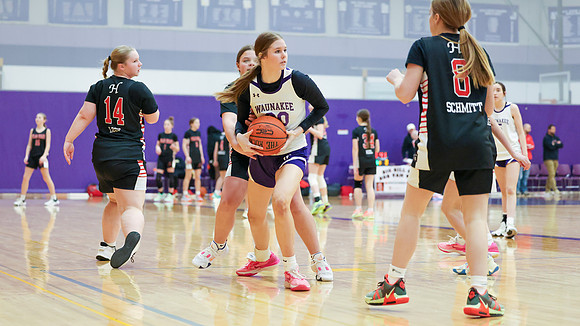 2-25-24 Waunakee 8th Grade Girls vs. Hortonville at BIG BILL & BOB VAN WIE INVITATIONAL  (41)