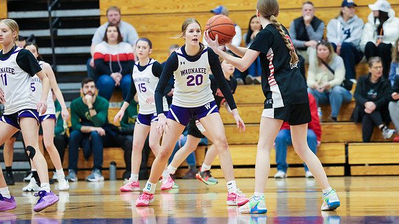 2-25-24 Waunakee 8th Grade Girls vs. Hortonville at BIG BILL & BOB VAN WIE INVITATIONAL  (52)