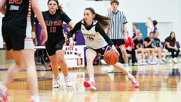 2-25-24 Waunakee 8th Grade Girls vs. Hortonville at BIG BILL & BOB VAN WIE INVITATIONAL  (101)