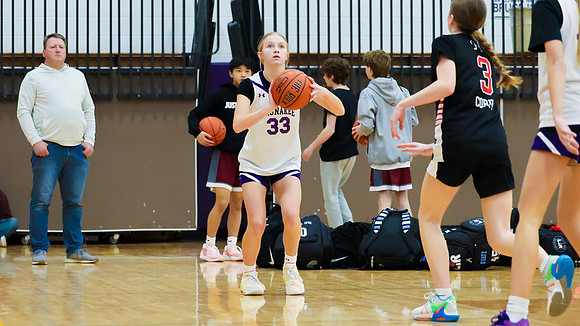 2-25-24 Waunakee 8th Grade Girls vs. Hortonville at BIG BILL & BOB VAN WIE INVITATIONAL  (103)