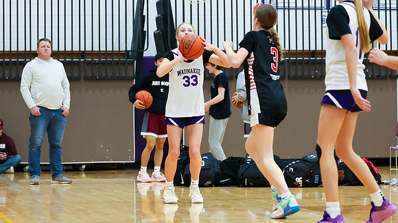 2-25-24 Waunakee 8th Grade Girls vs. Hortonville at BIG BILL & BOB VAN WIE INVITATIONAL  (104)