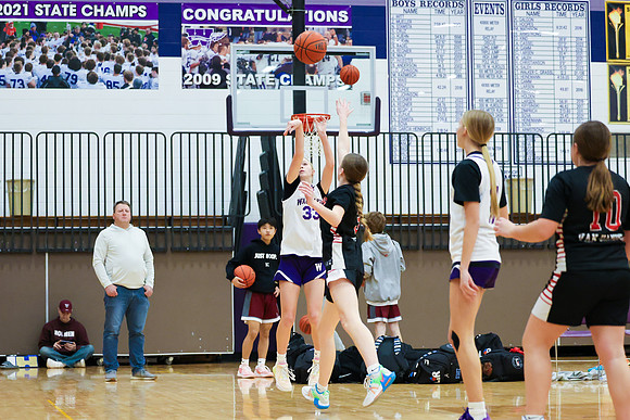 2-25-24 Waunakee 8th Grade Girls vs. Hortonville at BIG BILL & BOB VAN WIE INVITATIONAL  (106)