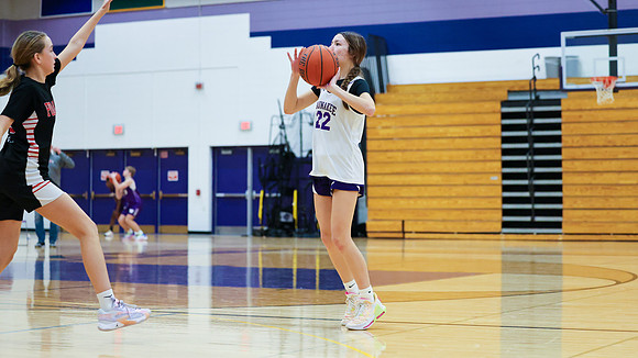 2-25-24 Waunakee 8th Grade Girls vs. Hortonville at BIG BILL & BOB VAN WIE INVITATIONAL  (108)