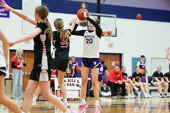 2-25-24 Waunakee 8th Grade Girls vs. Hortonville at BIG BILL & BOB VAN WIE INVITATIONAL  (115)