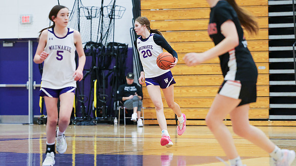 2-25-24 Waunakee 8th Grade Girls vs. Hortonville at BIG BILL & BOB VAN WIE INVITATIONAL  (120)
